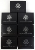 1992 TO 1998 U.S. MINT PREMIER SILVER PROOF 7 SET