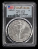 2025 W PCGS MS70 SILVER AMERICAN EAGLE COIN