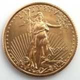 2016 GOLD 1/10 OZT OUNCE AMERICAN EAGLE BU COIN