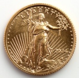 2024 GOLD 1/10 OZT OUNCE AMERICAN EAGLE BU COIN