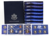 2000 2002 2003 2004 2005 2006 2007 U.S. PROOF SETS