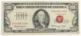 1966 SERIES RED SEAL $100 FRN BANKNOTE