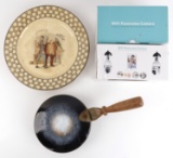 2 WIFI PANORAMA CAMERAS ENAMEL PAN FALSTAFF PLATE