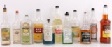LOT OF 11 VINTAGE BARBER SHOP HAIR TONIC VIALS