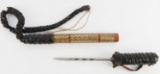 TUAREG CAMEL WHIP WITH HIDDEN DAGGER SPIKE