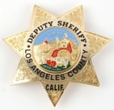 US DEPUTY SHERIFF BADGE FOR LOS ANGELES COUNTY