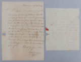 1799 & 1820 STAMPED LETTER 1 11TH INFANTRY