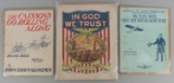 3 WWI SPANAM SHEET MUSIC CHARLES LINDBERGH CAISSON
