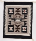 NATIVE AMERICAN NAVAJO RUG STORM BY DORIS DUNCAN