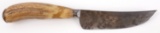 MARSHES & SHEPHERD STAG GRIP PATCH KNIFE CA. 1830