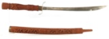 FILIPINO BOLO SWORD WITH WOODEN SHEATH