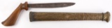 JAVANESE BADIK WITH WOOTZ DAMASCUS BLADE