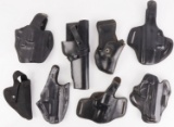 8 DIFFERENT HOLSTER LOT S&W DESANTIS BRAUER DALCO