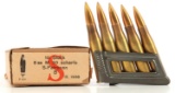 NEW OLD STOCK WWII GERMAN1938 8X56R AMMO
