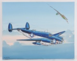 PAINTING OF A LOCKHEED VENTURA RAY WADDEY