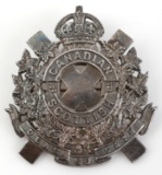 CANADIAN SCOTTISH REGIMENT STERLING SILVER BADGE