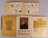 LOT 4 WWII GERMAN REICH HISTORY CIGARETTE ALBUMS