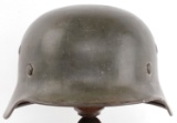 WWII GERMAN REICH M40 HELMET WITH WHITE WASH