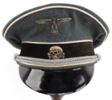 WWII GERMAN THIRD REICH SS VISOR CAP