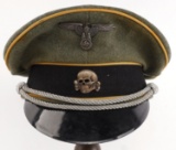 WWII GERMAN THIRD REICH WAFFEN SS CAVALRY VISOR