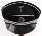 WWII GERMAN THIRD REICH HANS ZAHEL SS VISOR