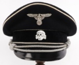 WWII GERMAN THIRD REICH SS OFFICER VISOR