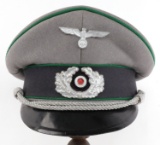 WWII MOUNTAIN OR INFANTRY OFFICER VISOR