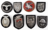 WWII GERMAN THIRD REICH ORGANIZATION SHIELDS LOT 8