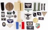 LOT OF WWII GERMAN PATCHES SHOULDERBOARDS AND MORE