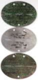 WWII GERMAN REICH HITLER BODYGUARDS DOG TAG LOT 3
