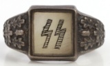 WWII GERMAN THIRD REICH SS PEARL RING