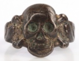 WWII GERMAN THIRD REICH SS TOTENKOPF RING