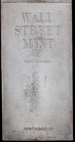 100 TROY OUNCE 999 FINE SILVER BULLION BAR