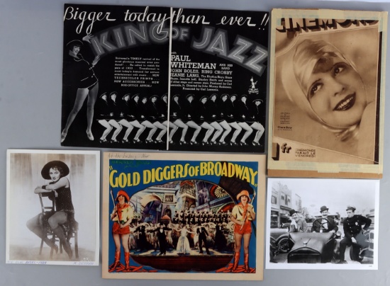 3 ORIGINAL STUDIO POSTER GOLD DIGGERS CLARA BOW