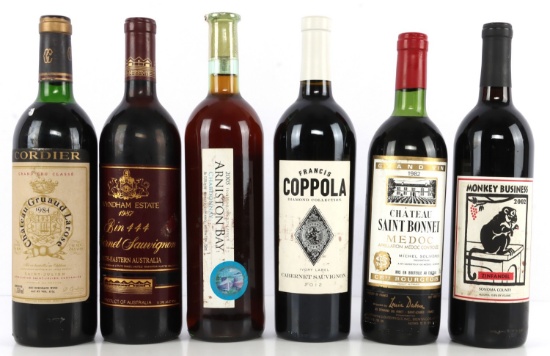 1984 CHATEAU GRUAUD LAROSE WINE + 5 OTHER BOTTLES