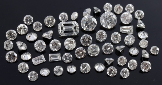 5.56 CTW RECLAIMED LARGE DIAMONDS MELEE