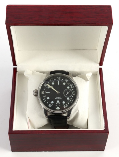 ROLEX 'MARRIAGE' WATCH CONVERTED POCKET WATCH