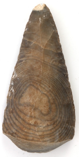7.5 IN PRE COLUMBIAN MAYAN BI FACIAL LITHIC BLADE