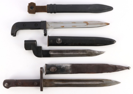 WWII BAYONET LOT BRITISH GERMAN RUSSIA  AK