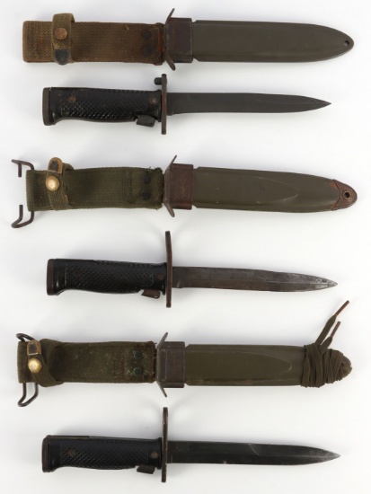 LOT 3 M6 BAYONET W SCABBARD AERIAL IMPERIAL MILPAR