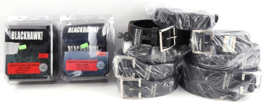 11 MIX OF NEW GARRISON BELT LOT BLACKHAWK & OTHERS