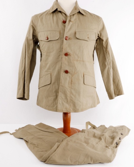 WWII IMPERIAL JAPANESE EM/NCO TROPICAL UNIFORM LOT