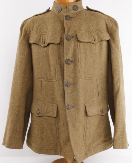 WWI US 304TH ENGINEER REGIMENT DOUGHBOY WOOL TUNIC