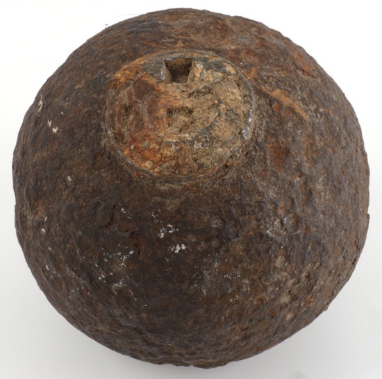 CIVIL WAR CHAIN SHOT CANNON BALL 10.6 POUNDS