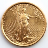 1993 GOLD 1/10 OZT OUNCE AMERICAN EAGLE BU COIN