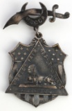 1893 COLUMBIAN EXPOSITION WORLD FAIR CHICAGO BADGE