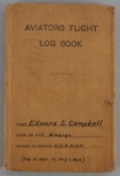 US NAVAL AVIATOR TEST PILOT LOG BOOK 1925-1929