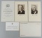 1949 TRUMAN INAUGURATION INVITE & REAGAN BIRTHDAY