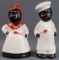 AUNT JEMIMA & PADDY SALT & PEPPER SHAKERS
