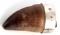 MOSASAUR FOSSIL TOOTH IN SILVER MOUNTING